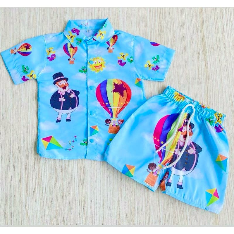 Conjunto mundo bita tematico Mauricinho Infantil aniversário festa