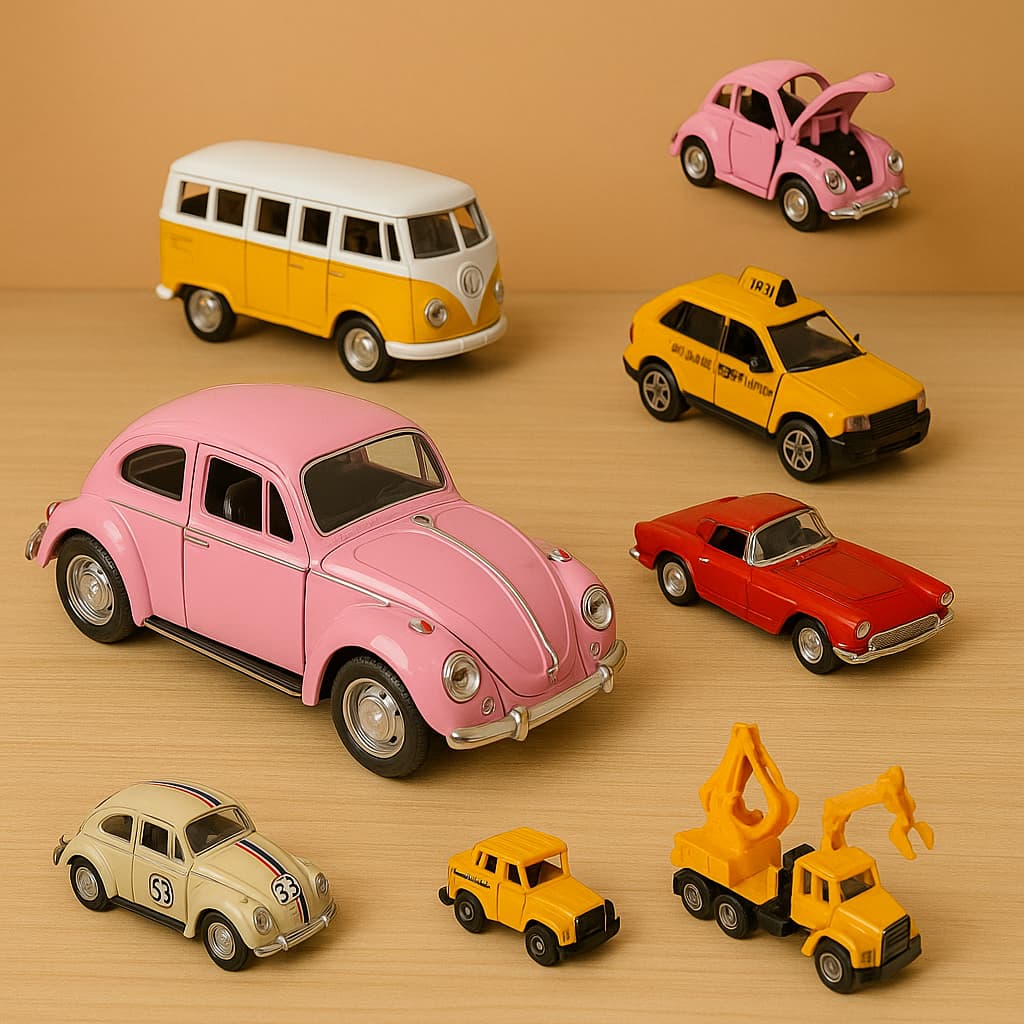 Carrinho Colecionáveis Metal Brinquedo Fricção - Diversos Modelos