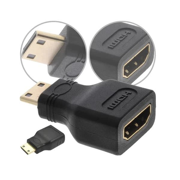 Adaptador Mini Hdmi Macho Para Hdmi Femea