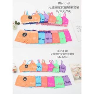 Kit Top + Calcinha Box Menina: O Conjunto Perfeito para o Conforto e Estilo das Pequenas!