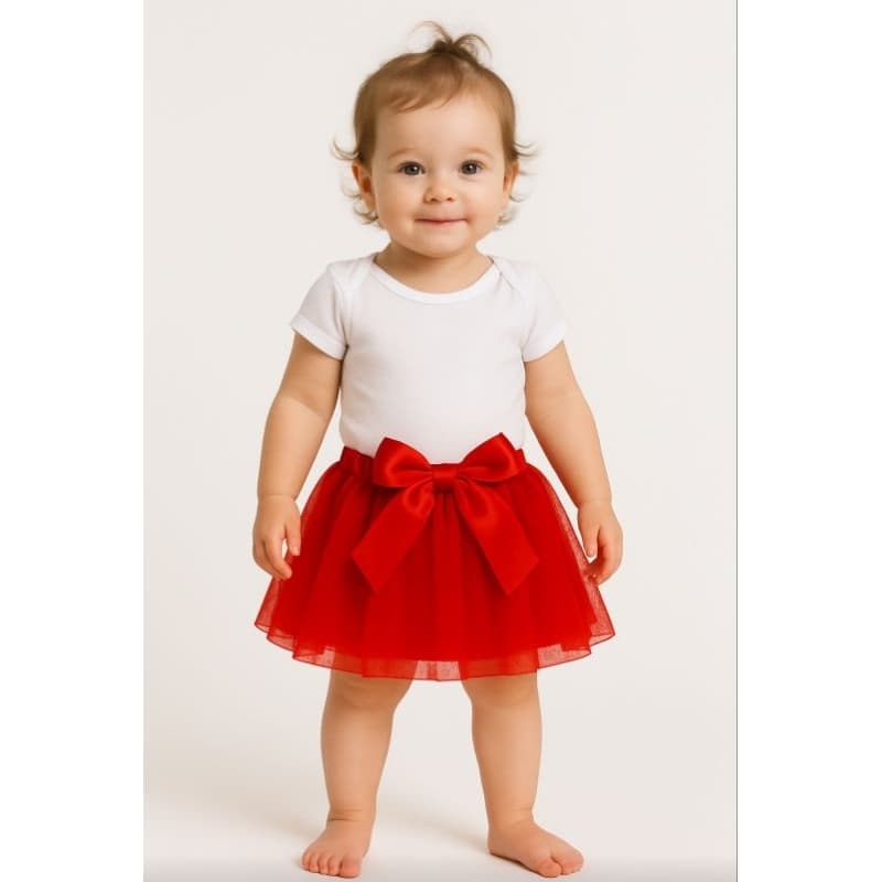 Saia Tule Tutu Bebê Para Body Personagem 1 a 2 anos Primeiros Passos