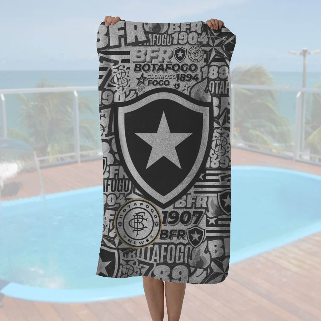 Toalha do Botafogo - Praia ou Piscina - 140x70cm - Várias Estampas