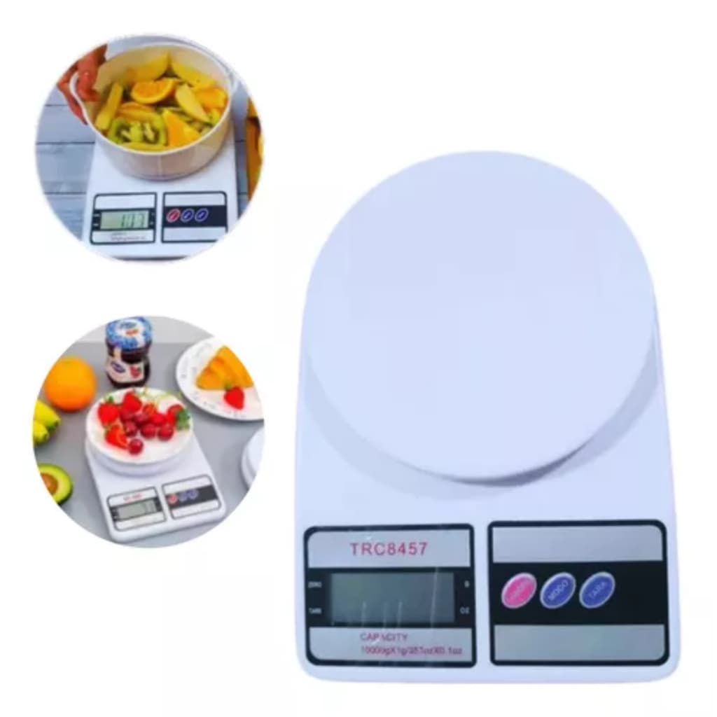 Balança Digital de Cozinha 10kg – Alta Precisão para Uso Doméstico e Culinário