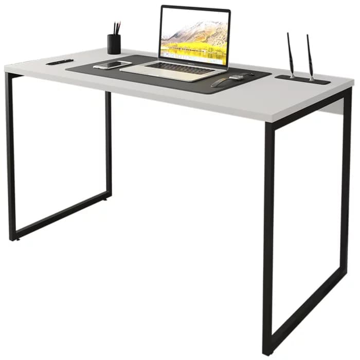 Mesinha Escrivaninha Mesa Multiuso Escritorio Branca 90X45 cm MDF Home Office Escritorio Moderna