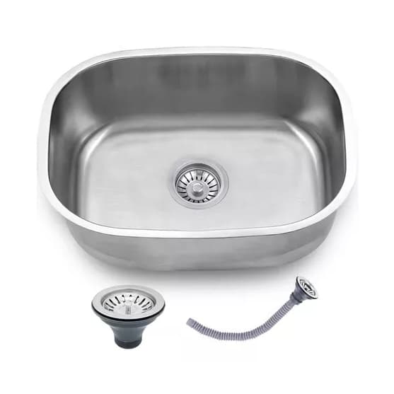 Cuba Pia Cozinha Gourmet 43x37cm Aço Inox 304 Completa Com Acessórios Brinovar