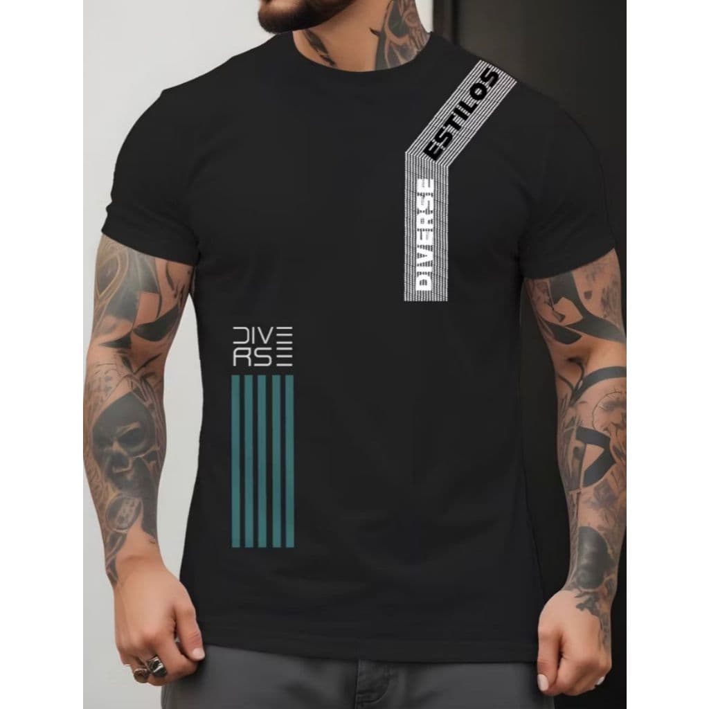 Camiseta Masculina Sport Diverse Estilos Street Wear Camisa Manfinity