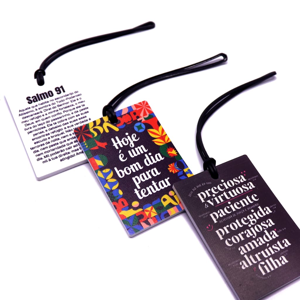 TAG DE MALA FRASES  - IDENTIFICADOR DE MALA E MOCHILAS