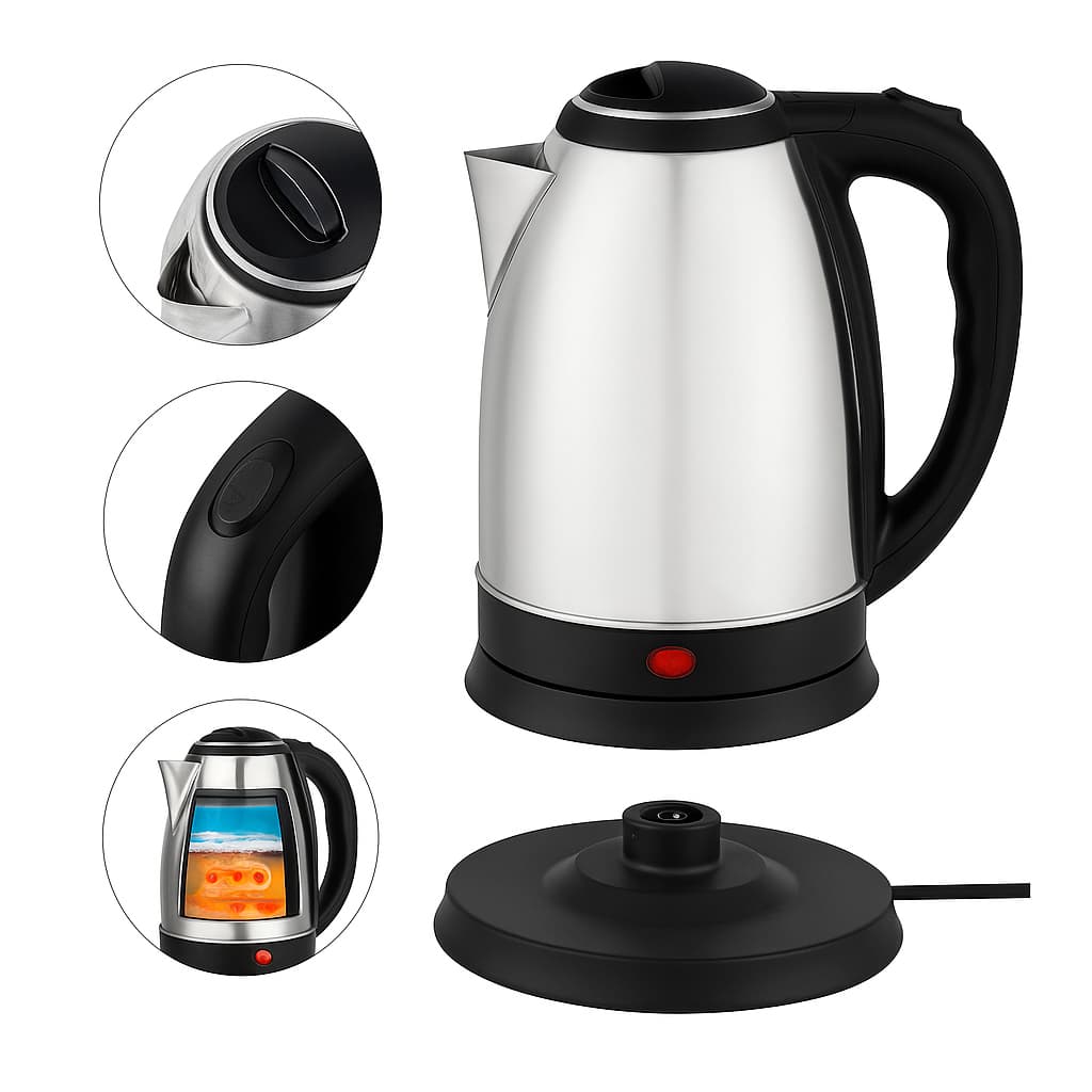 Chaleira Elétrica Jarra Elétrica 110v E 220v Inox 1500w