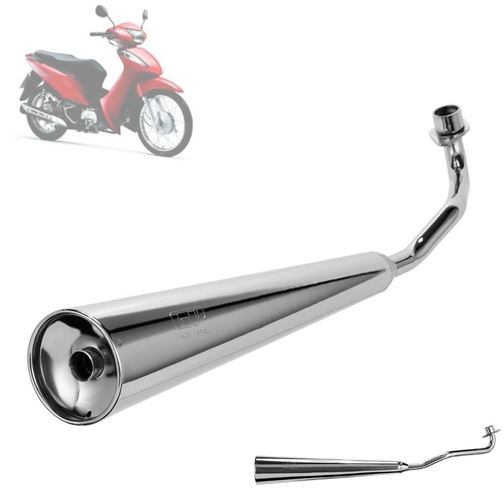 Escapamento Escape Para Moto Pro Tork Mini Gp Compatível Biz 110 2016 2017