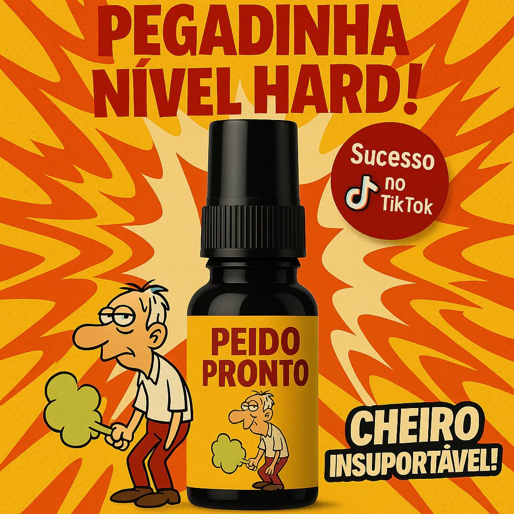 Spray Peido Pronto 30ml Peido Pum Pegadinha Super Forte Zoação Garantida Pegadinha