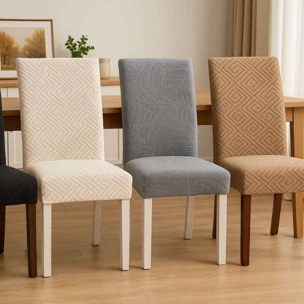 CONJUNTO CAPAS DE CADEIRA TOUCH TOQUE MACIO PREMIUM COM ELASTIC