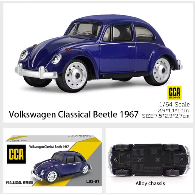 CCA COOL CHIC AUTO VOLKSWAGEN BEETLE 1967 AZUL