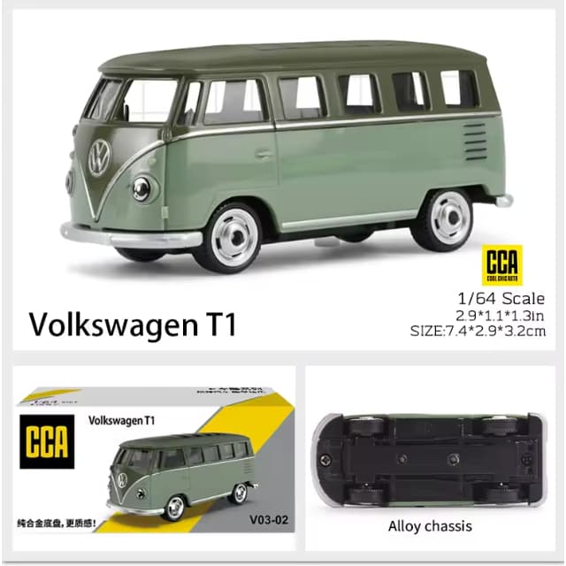 CCA COOL CHIC AUTO VOLKSWAGEN T1 GREEN