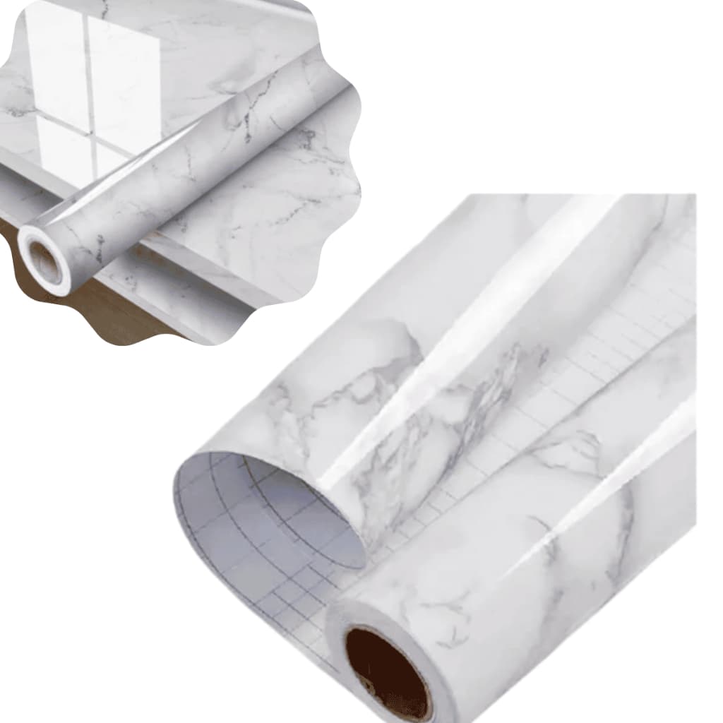 Papel De Parede Decorativo Mármore Adesivo Lavável Rolo 10m