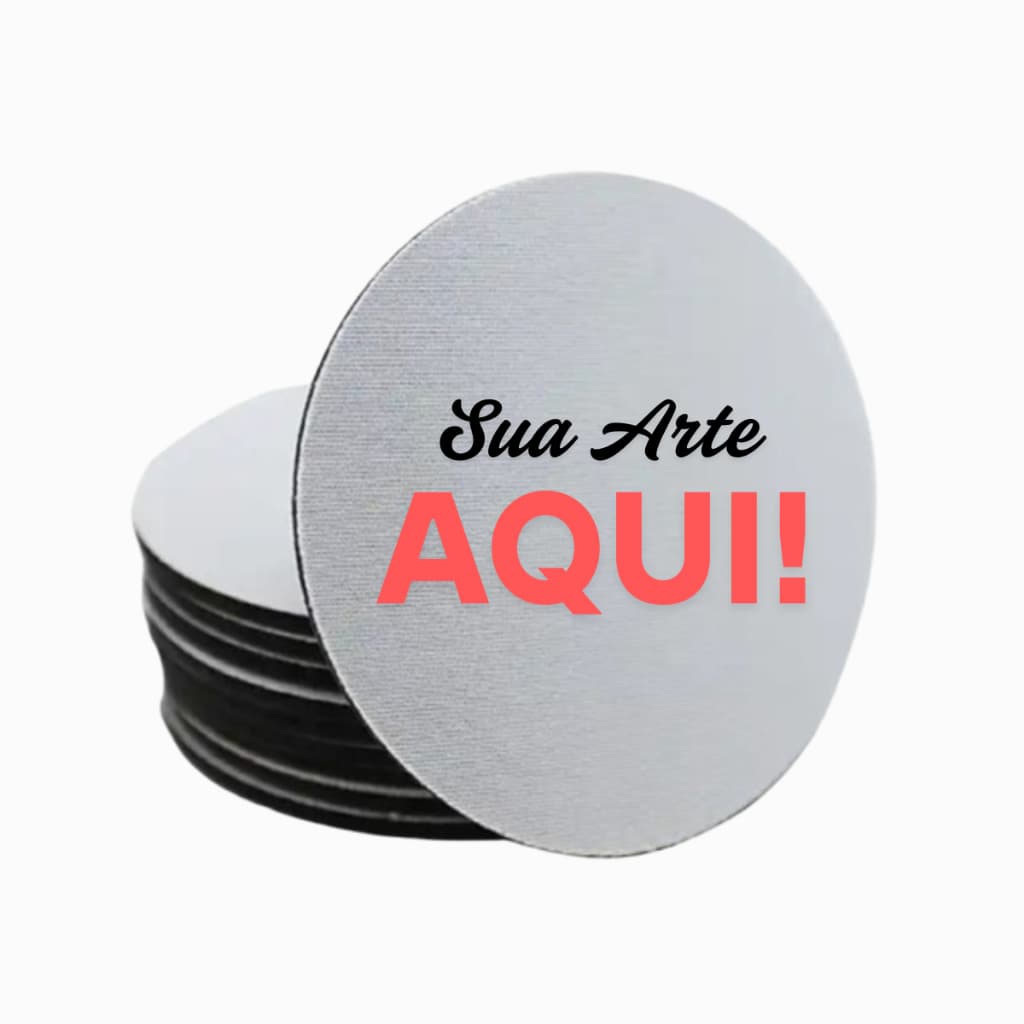 20 Porta Copos Presente Personalizado Decorativo Com Sua Arte Logo Frase Ou Foto