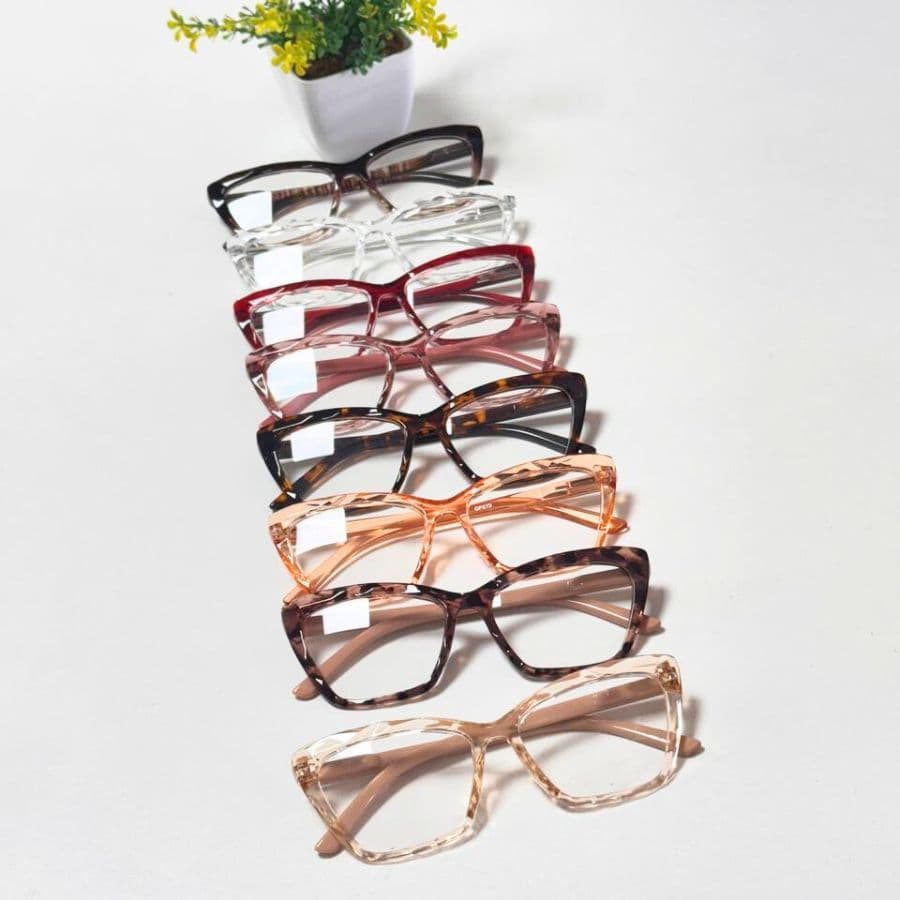 Armação Sem Grau Feminina Estilo Gatinho Lindíssima Acetato Resistente Moda Fashion Promoção