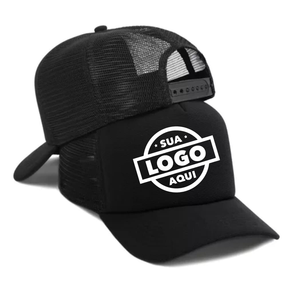Kit 5 Boné Aba Curva Promocional Personalizado Com Sua Logo Unissex