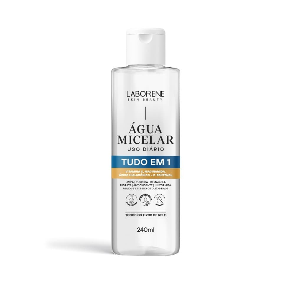 Água Micelar Tudo em 1 240ml Laborene