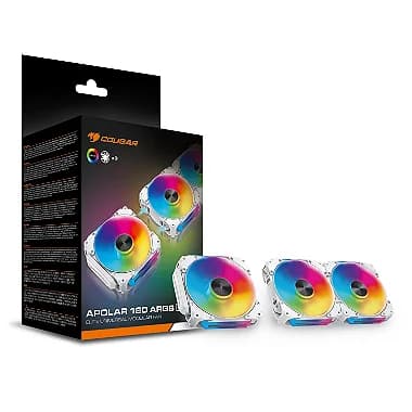 Cooler Cougar Apolar 120 ARGB para CPU - Branco