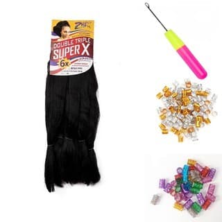 Jumbo Jumbão Para Tranças 400g SUPERX/ MEGAX/HIPERX  Várias Cores + Acessórios