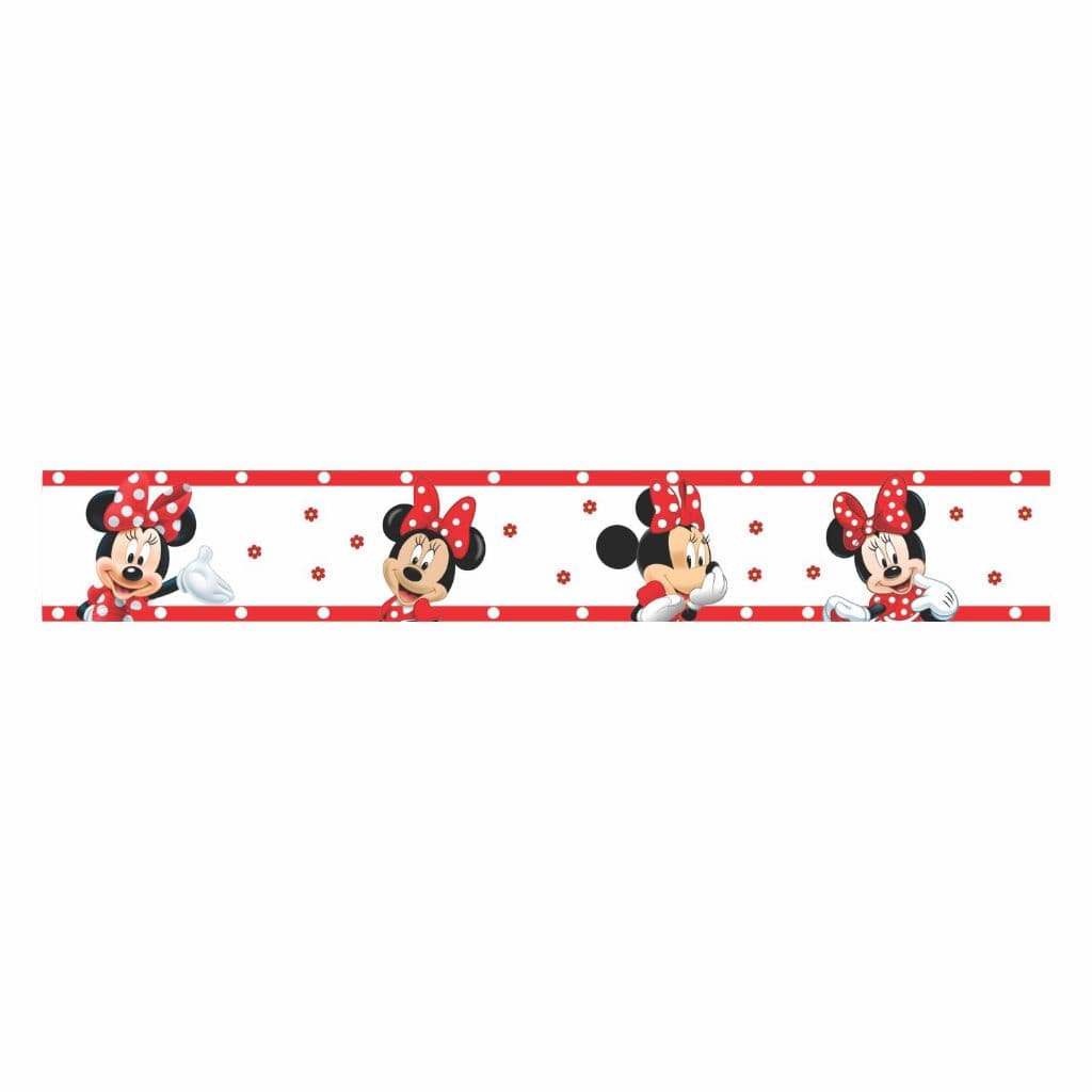 Faixa Decorativa 10 Metros Minnie Infantil Quarto Menina