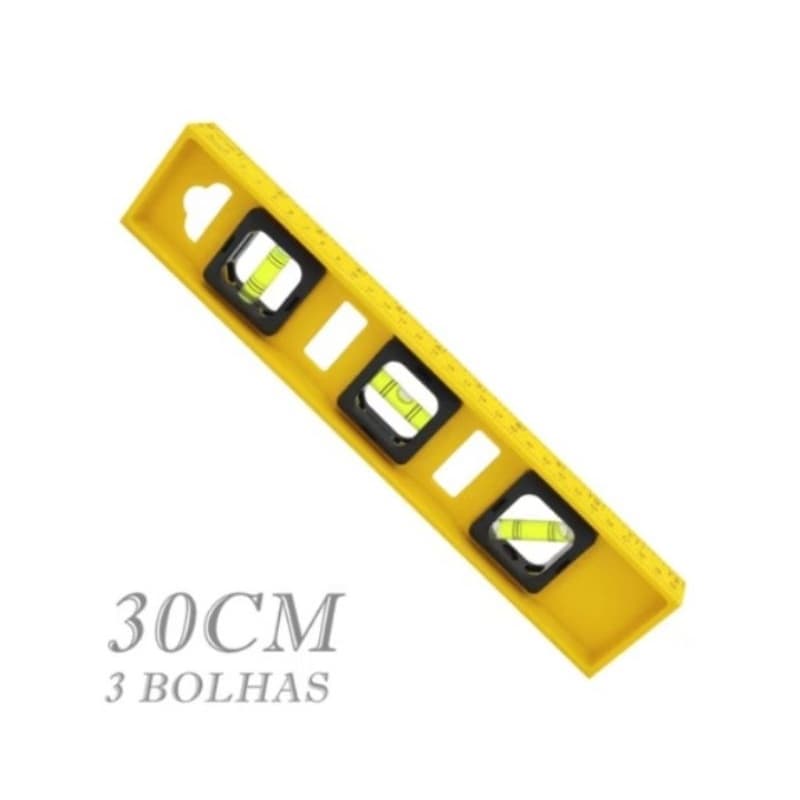 NÍVEL 30CM 3 BOLHAS GADAN DE ALTA QUALIDADE