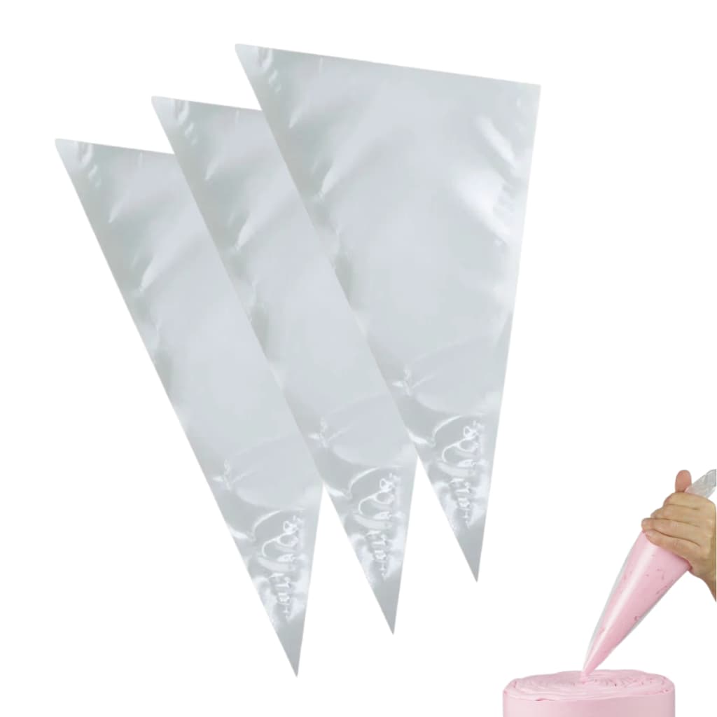Saco Confeitar Rechear Bolo Manga P 19x31cm BlueStar 50un Confeitaria Recheio Doce Confeiteiro