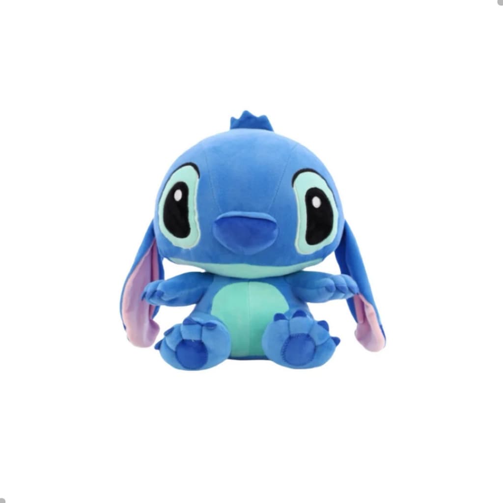 Boneco De Pelucia Disney Stitch Cor Azul Ursinho Fofo 28cm