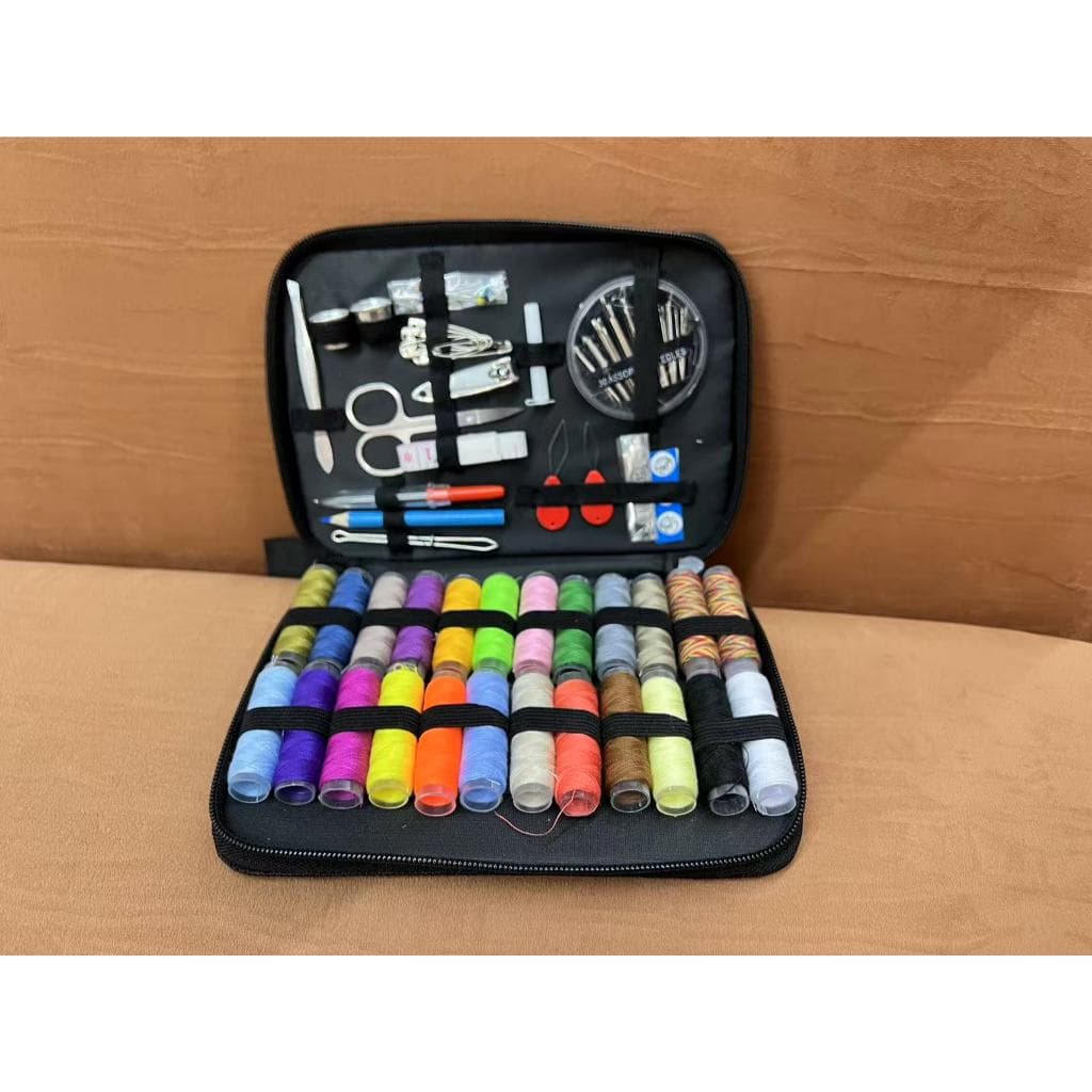 Kit De Costura Portátil Para Viagem Em Casa Ferramentas Profissional De Emergência