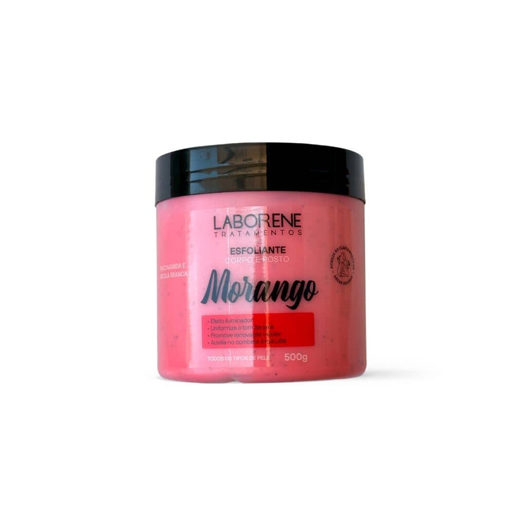 Esfoliante Corpo e Rosto Skincare Laborene 500g Auxilia no Clareamento de Áreas Escuras