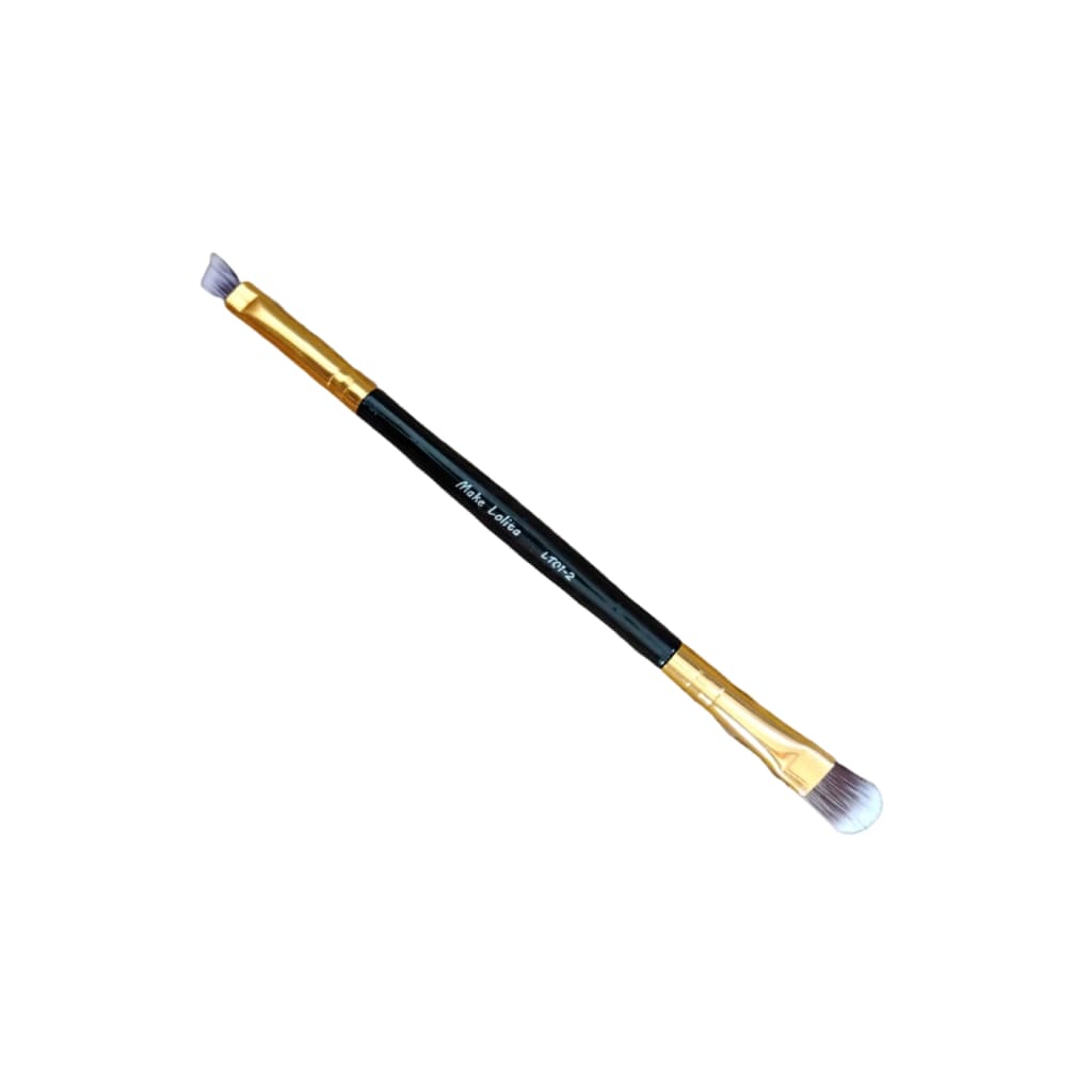 Pincel Duplo para Sombra e Sobrancelha da Make Lolita LT01-2