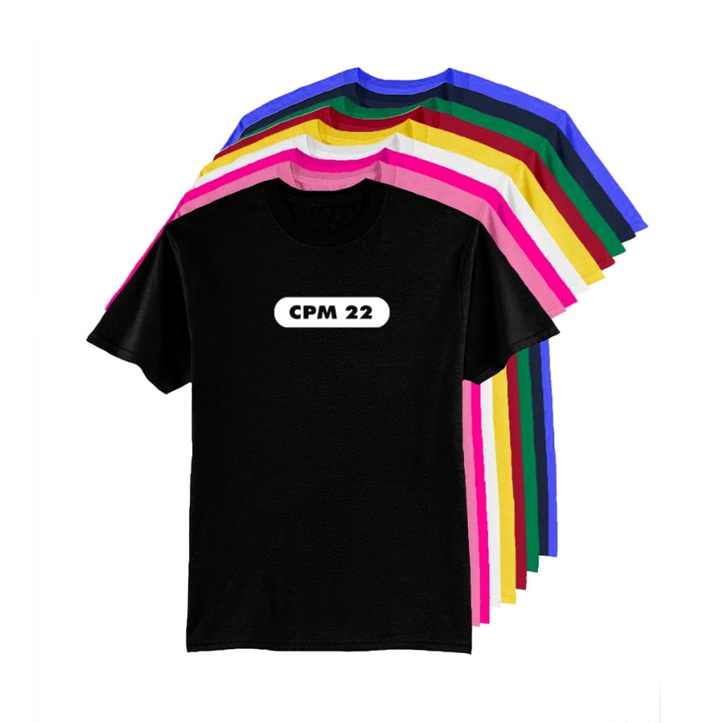 Camisa Camiseta 100% Algodão Masculina Feminina Banda CPM 22 MOD 01