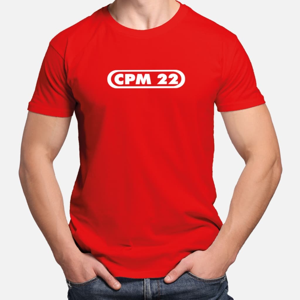 Camisa Camiseta 100% Algodão Masculina Feminina CPM 22 MOD 03