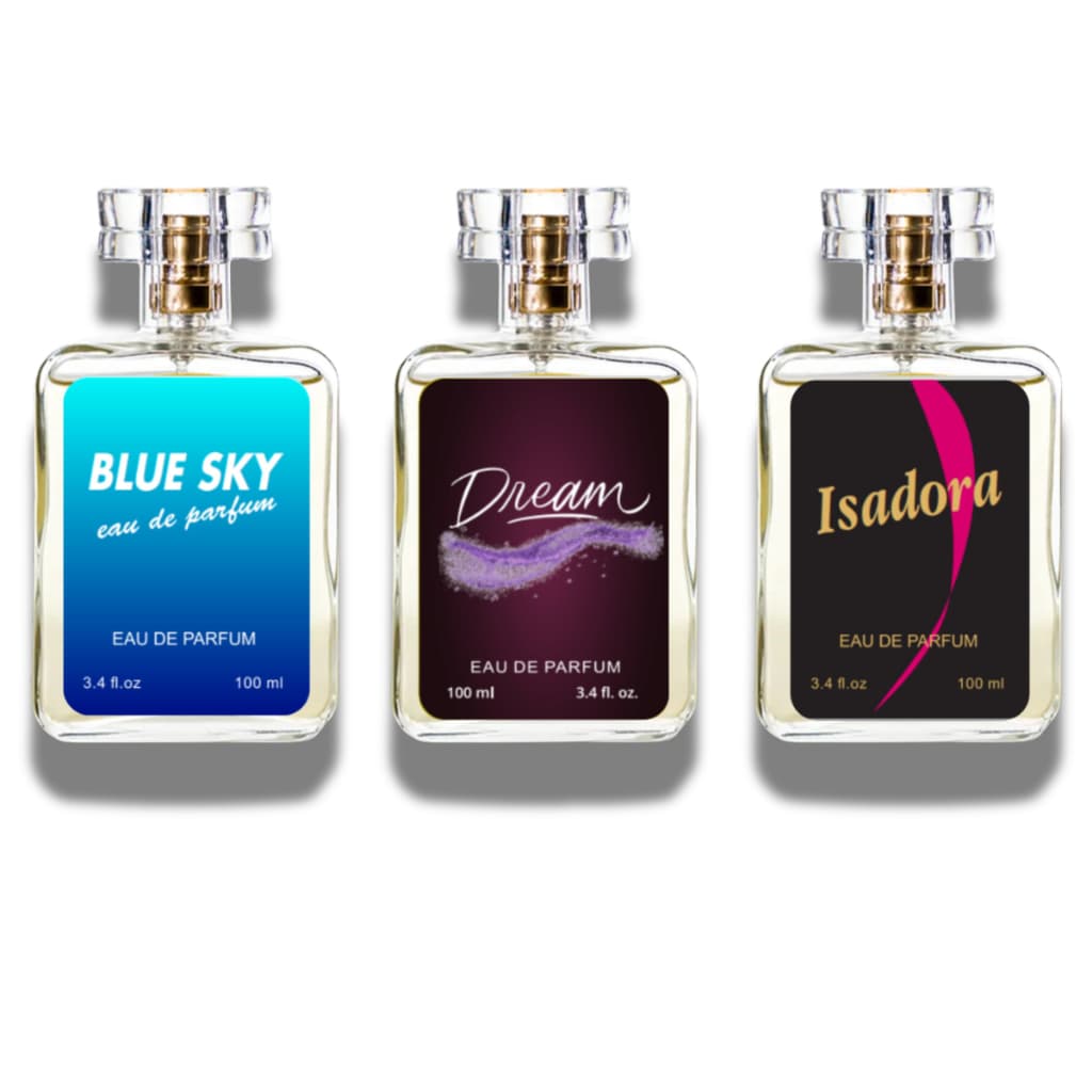 Kit 03 Perfumes Femininos 100ml Ref Importada