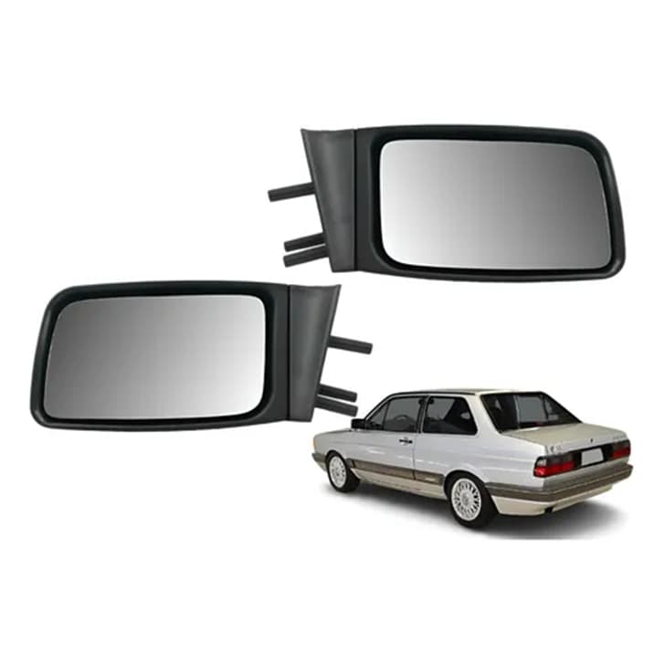 Retrovisor Fixo Gol Saveiro Voyage Parati 88 89 90 91 92 93 94 95 Quadrada