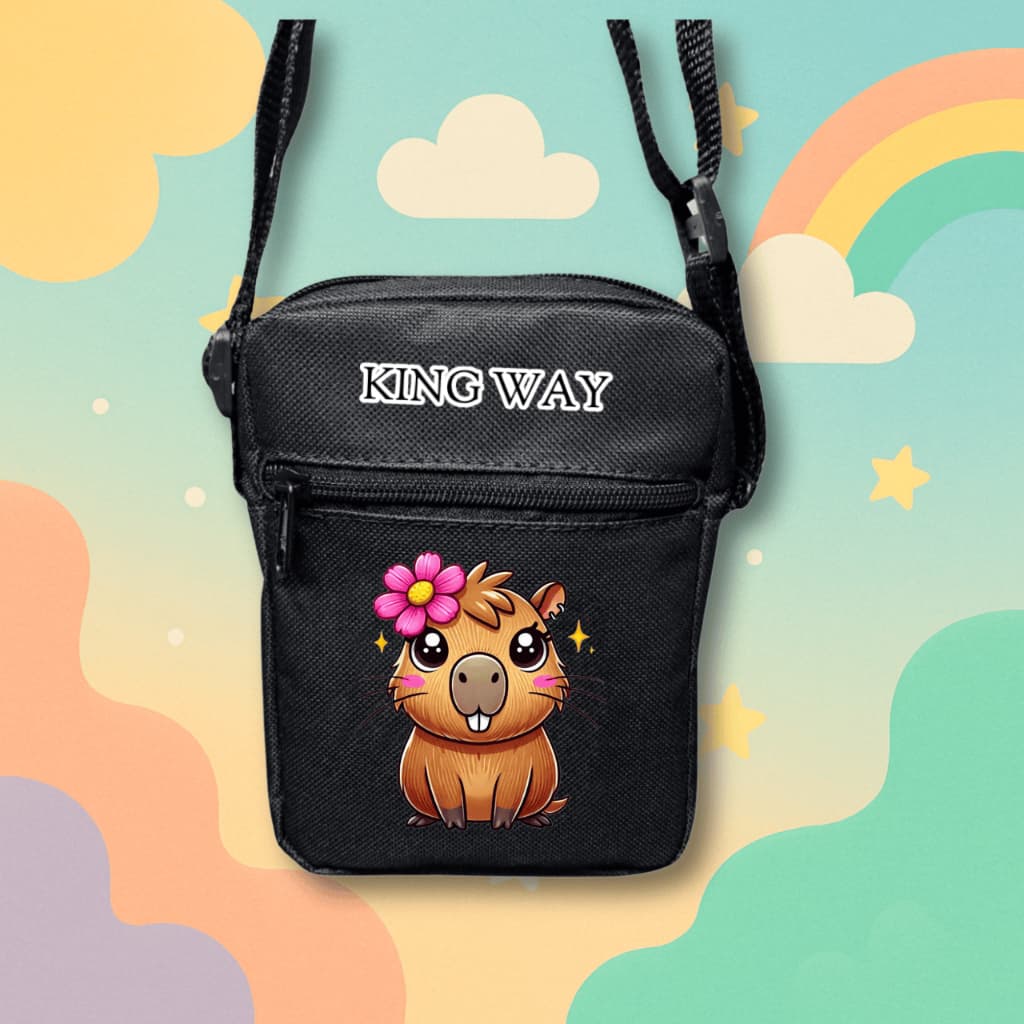 Bolsinha Infantil Shoulder Bag com Estampa Divertida  Leve, Prática e Estilosa King Way