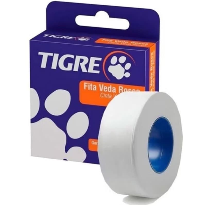 Fita Veda Rosca Teflon 18mm x 10, 25 e 50 metros Tigre - ESCOLHA A QUANTIDADE