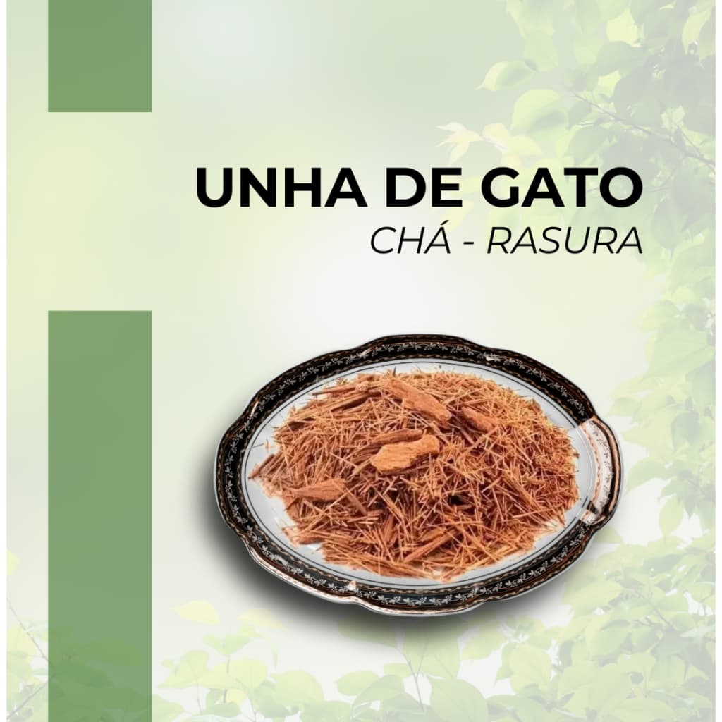 Chás Unha de Gato - Rasura - 100% Natural - Foglie di Té - 25g, 50g e 100g