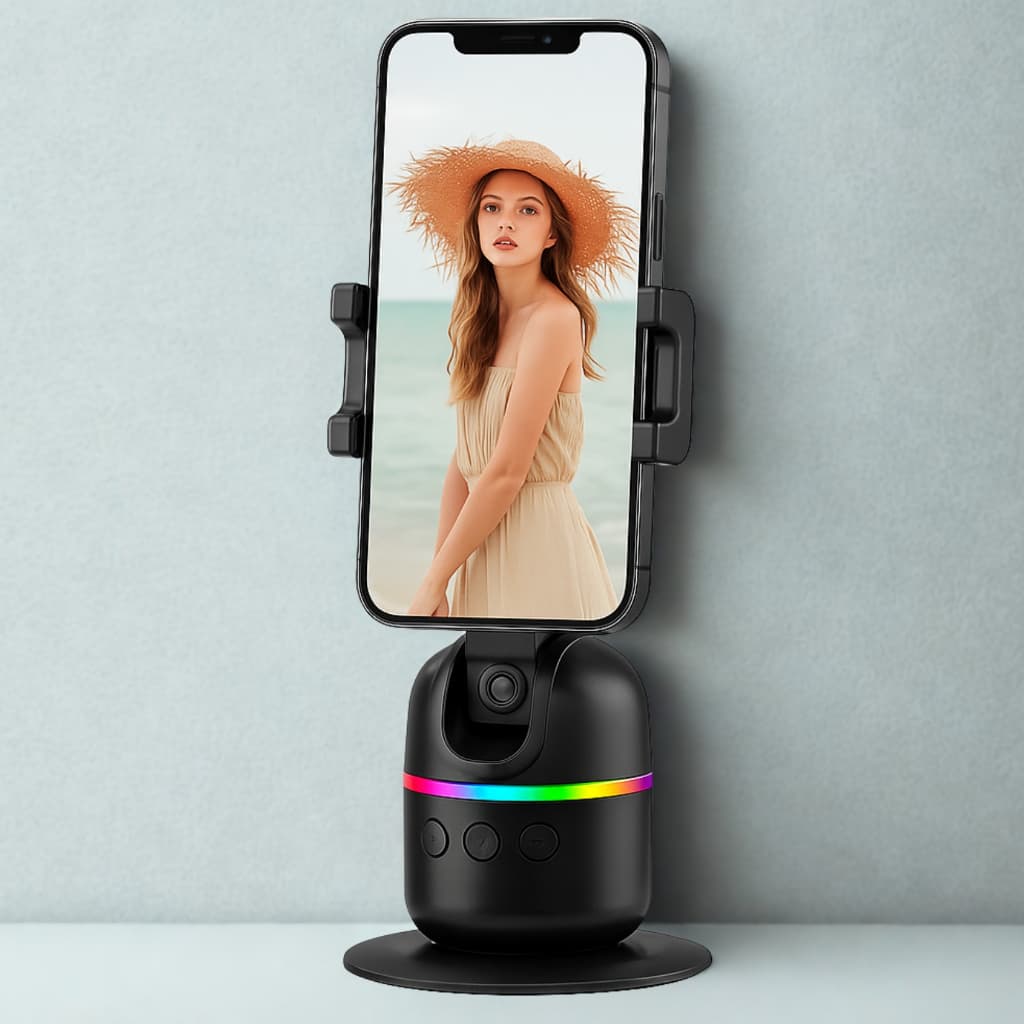 Estabilizador Gimbal de Smartphone 360° Rastreamento Inteligente de Rosto facial Controle por gesto