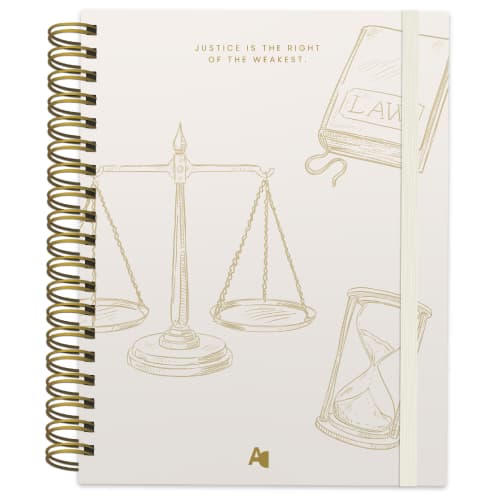 Caderno Reposicionável Cursos Justiça