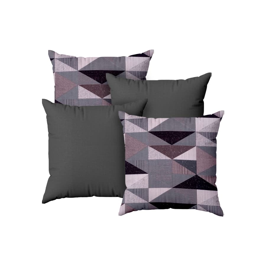kit Capa Almofadas Para Sala 04 Peças 45x45 Sofa Quarto