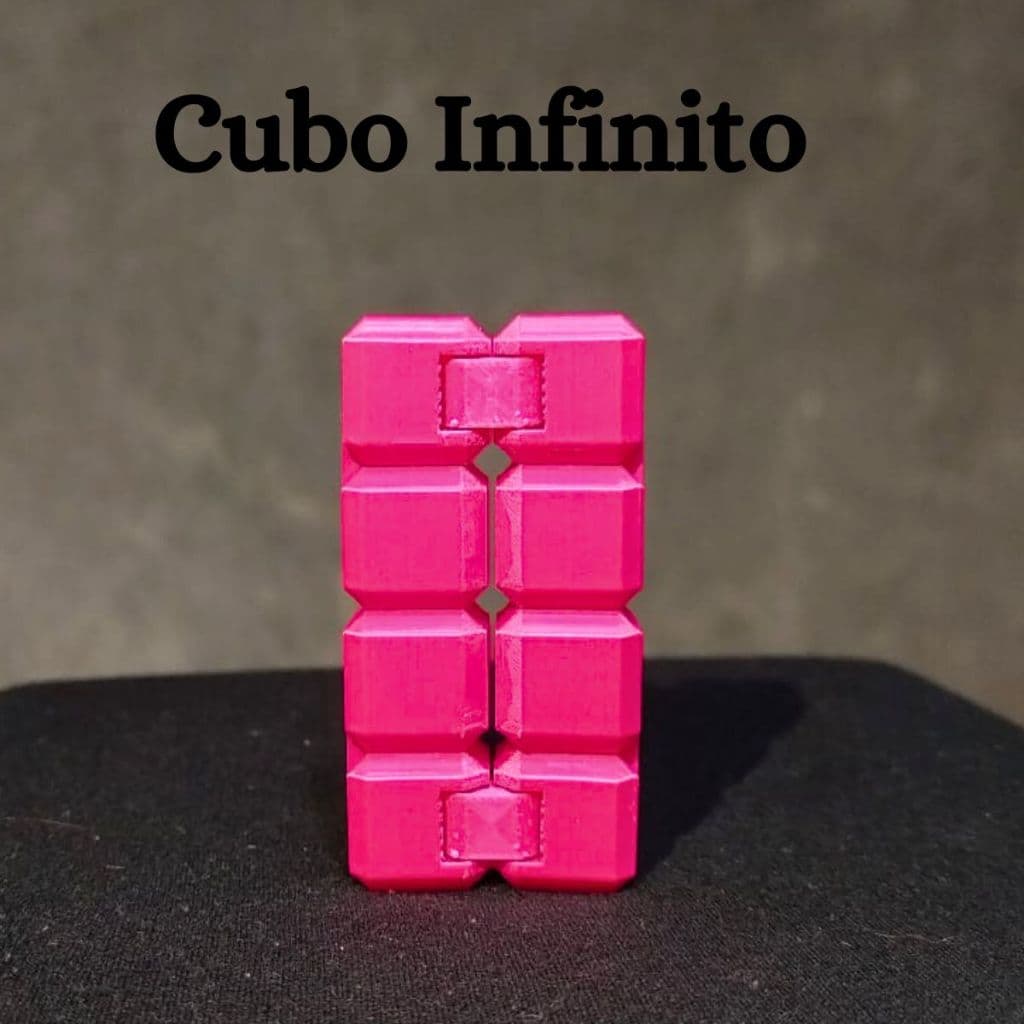 Cubo Infinito Brinquedo Anti Estresse Para Ansiedade