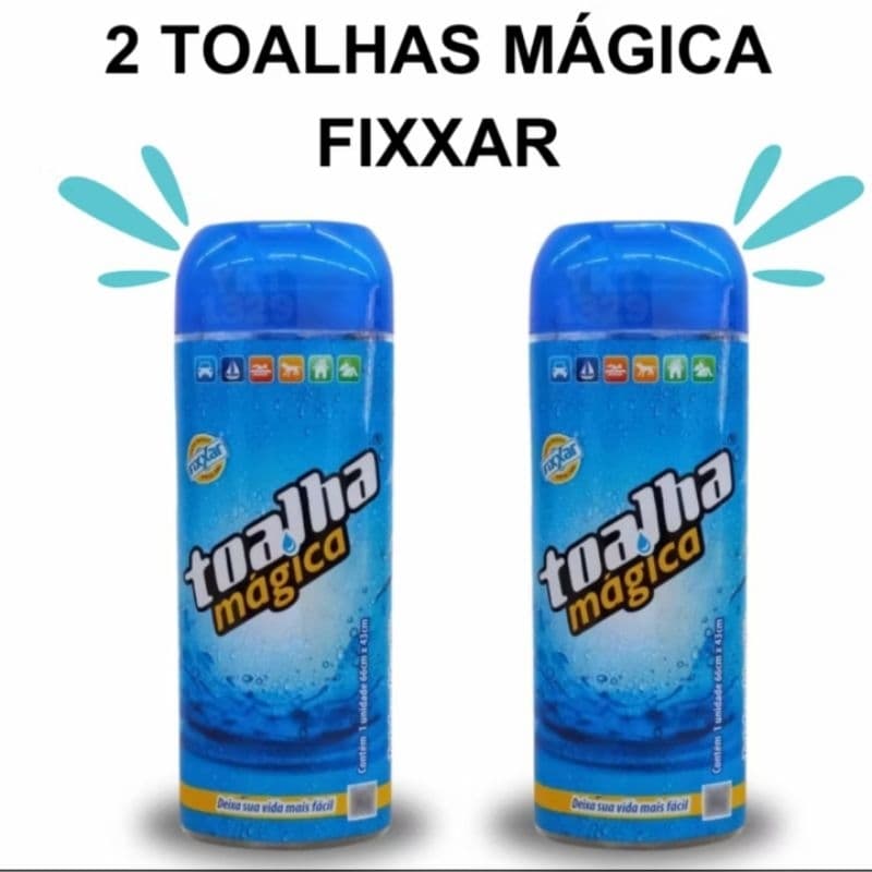 Kit 2 Toalhas Mágica Multiuso 66Cm X 43Cm-Fixxar