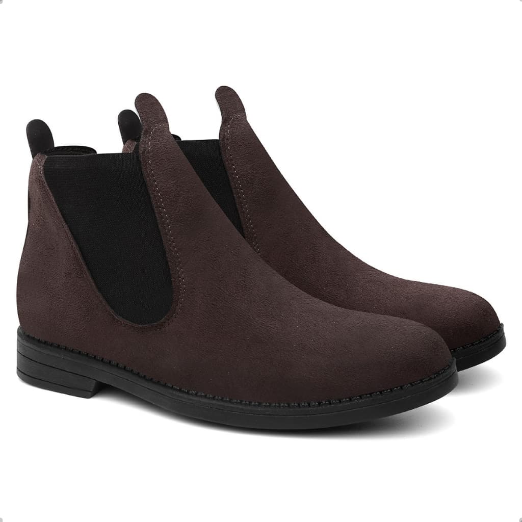 Botina Country Masculina Chelsea Camurça Reforçada Botina