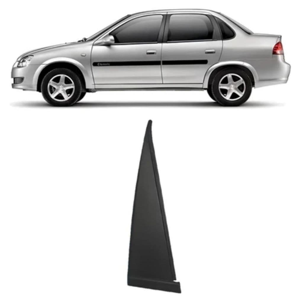 Moldura Acabamento Externo Porta Traseira Corsa Classic 2004 a 2015 Hatch 94 a 2002 Sedan 96 a 2010
