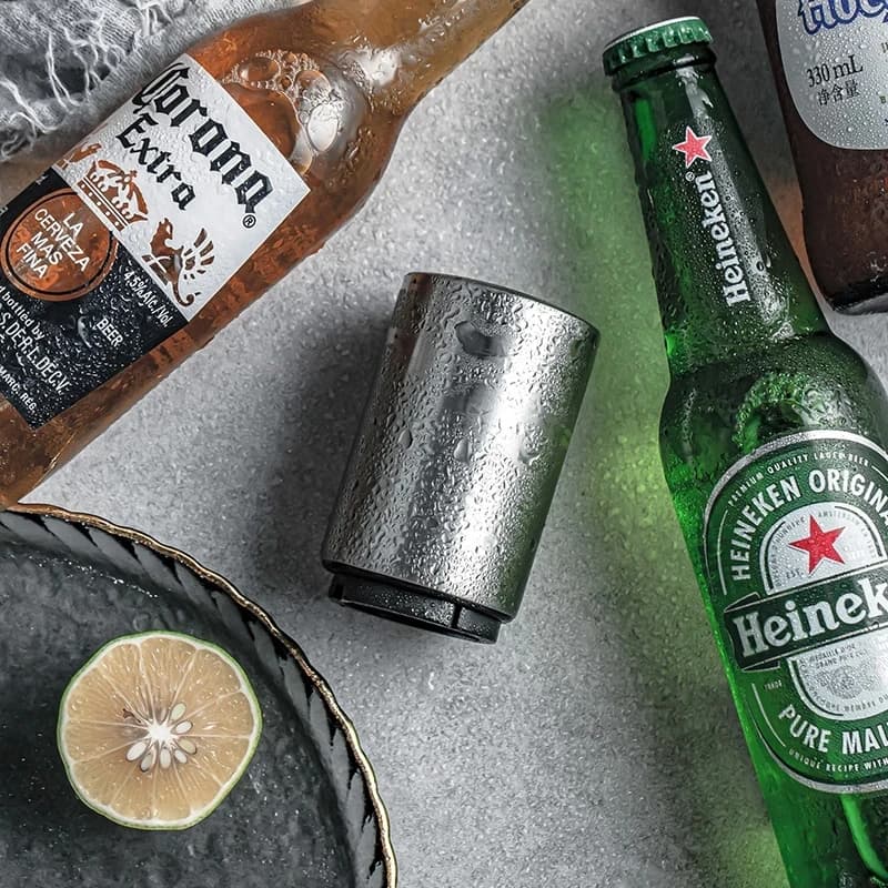 Abridor de Garrafa Automático EM3760 | Rápido e Prático | Presente Ideal para Amantes de Cerveja