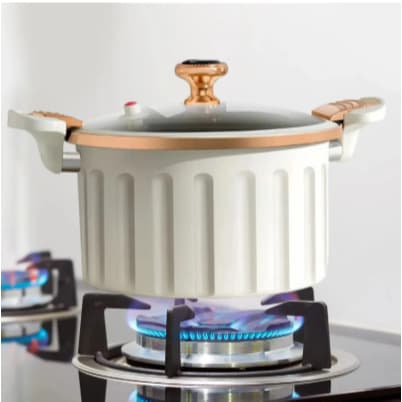 Panela De Pressão Micro-pressão De Aço Inoxidável 6 litros -