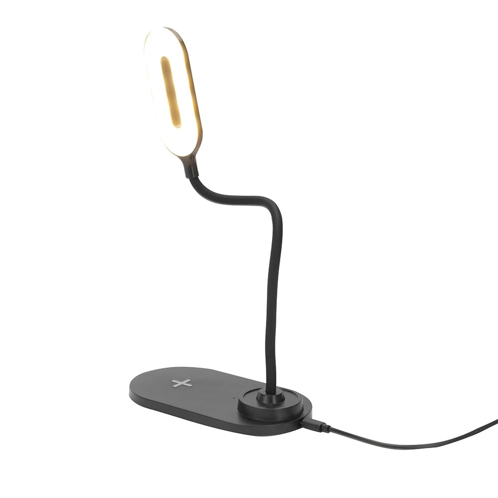 Luminária LED Articulável 3 Estágios com Carregador por Indução USB-C