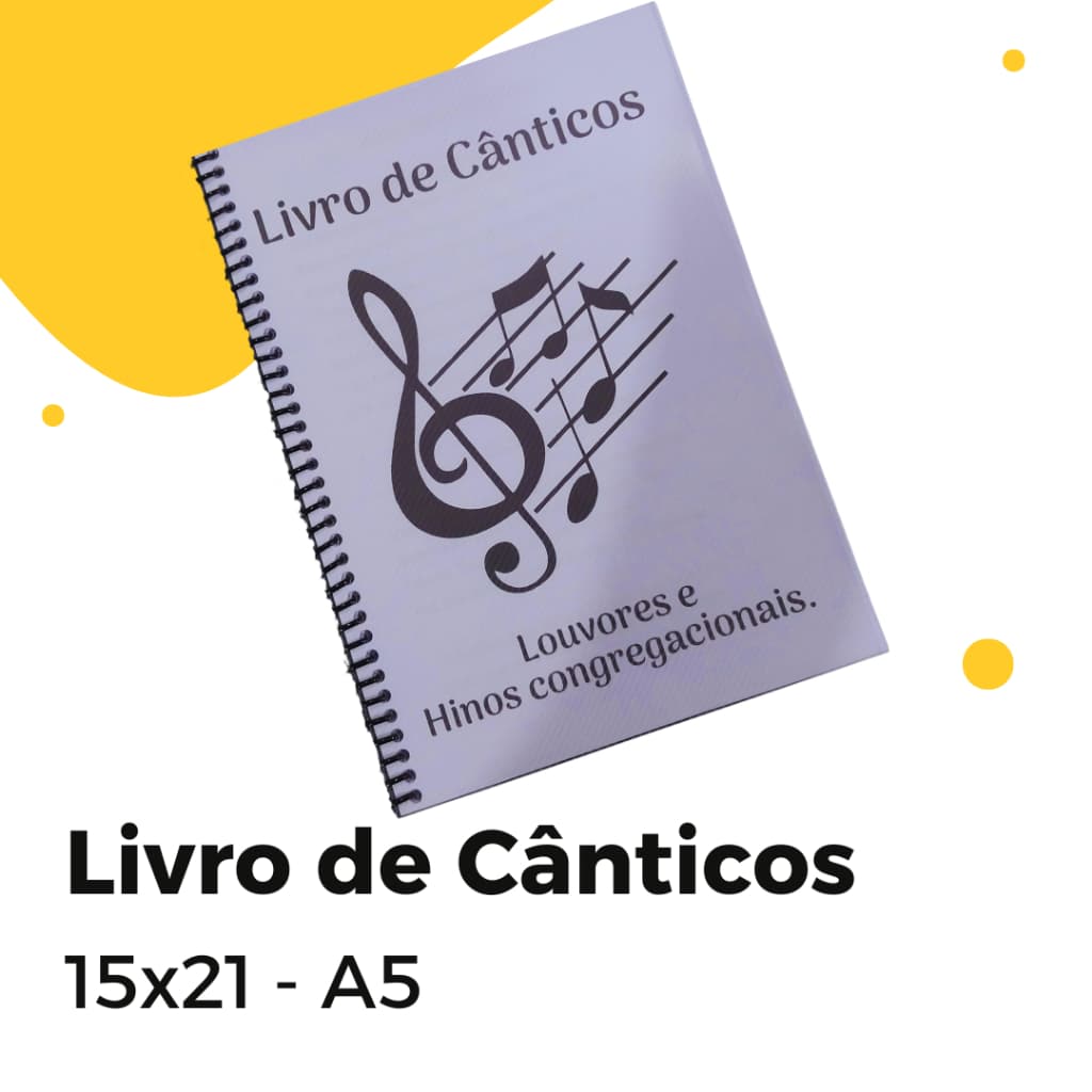 Livro de Cânticos Cristãos - Espiral - 288 canções