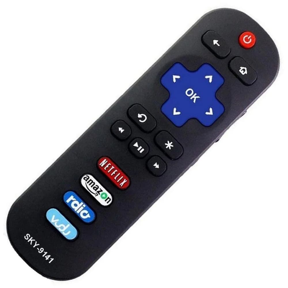 Controle remoto Compatível TV Tcl Led Roku Netflix Amazon